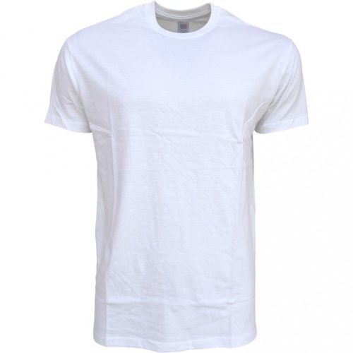 4698 Bijela obična majica - ekstra veličina