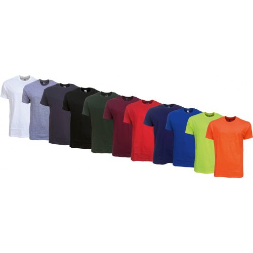 4698 Obična majica u boji - ekstra veličina