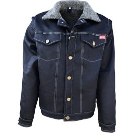 47022 Lined denim jacket