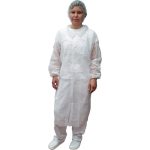 4730 Bijeli ogrtač za posjetitelje od polipropilena